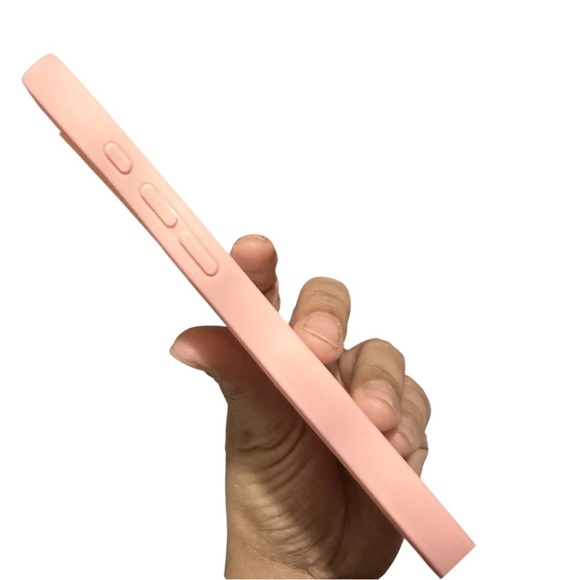 Pink Silicone Phone Case iPhone 15 pro Max - Picture 2 of 3